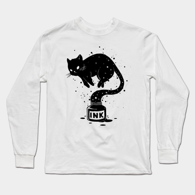 cat Long Sleeve T-Shirt by rudoi